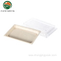 Biodegradable Sugarcane Fiber Bagasse Pulp Products Tray